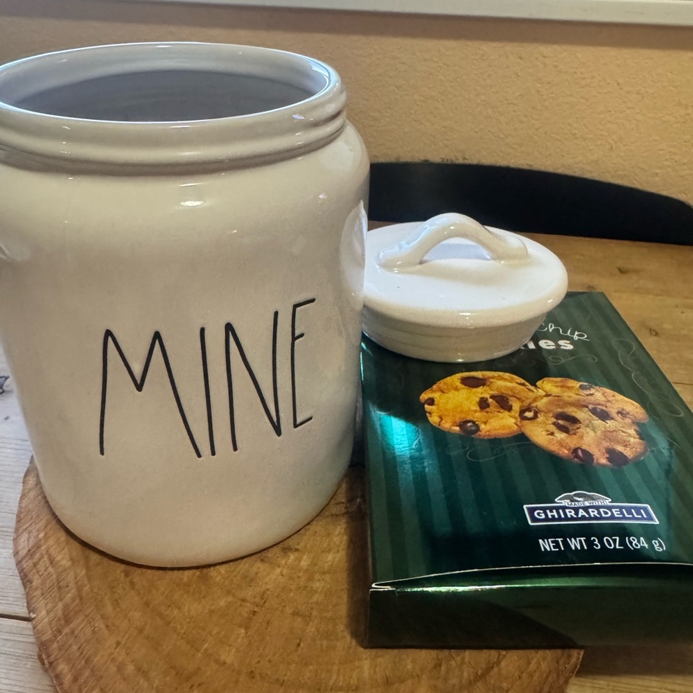 Rae Dunn White Mine Canister by Magenta - Picture 5 of 6